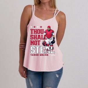 Thou Shall Not Steal Yadier Molina St Louis Women's Strappy Tank