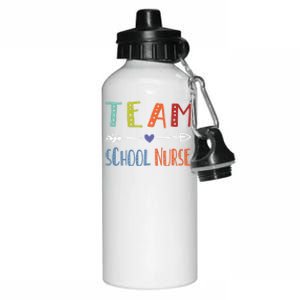 Team School Nurse Health Care Worker Medical Assistant Agent Gift Aluminum Water Bottle