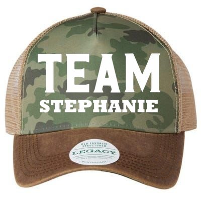 Team STEPHANIE Name Support STEPHANIE V-Neck Legacy Tie Dye Trucker Hat