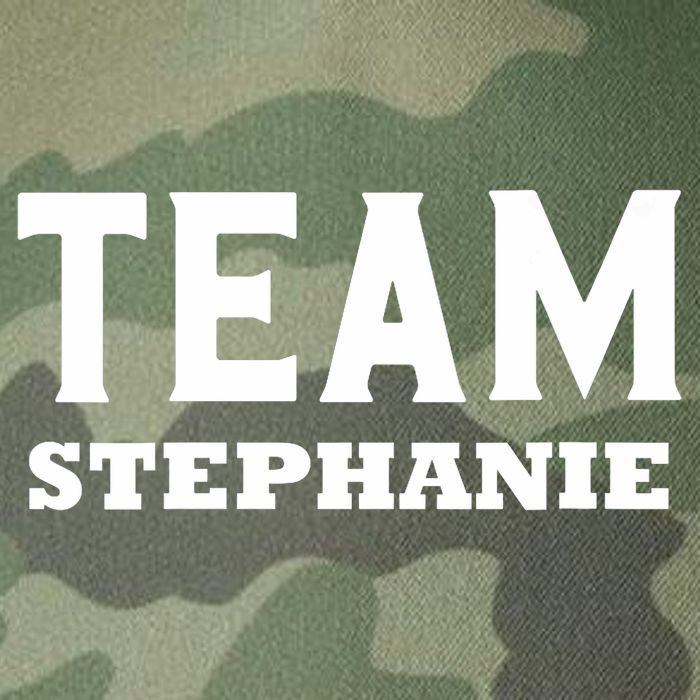 Team STEPHANIE Name Support STEPHANIE V-Neck Legacy Tie Dye Trucker Hat