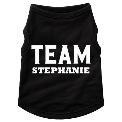 Team STEPHANIE Name Support STEPHANIE V-Neck Doggie Tank