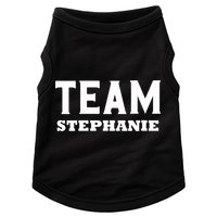 Team STEPHANIE Name Support STEPHANIE V-Neck Doggie Tank