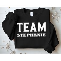 Team STEPHANIE Name Support STEPHANIE V-Neck Sweatshirt