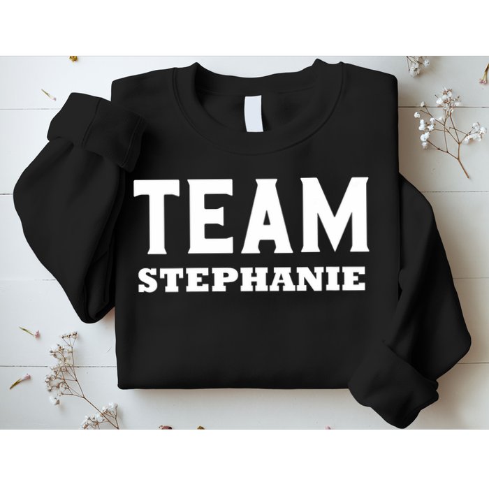 Team STEPHANIE Name Support STEPHANIE V-Neck Sweatshirt