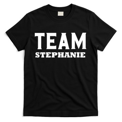 Team STEPHANIE Name Support STEPHANIE V-Neck T-Shirt