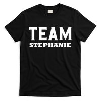 Team STEPHANIE Name Support STEPHANIE V-Neck T-Shirt