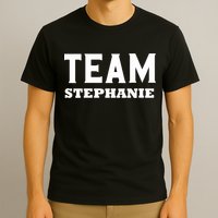 Team STEPHANIE Name Support STEPHANIE V-Neck T-Shirt