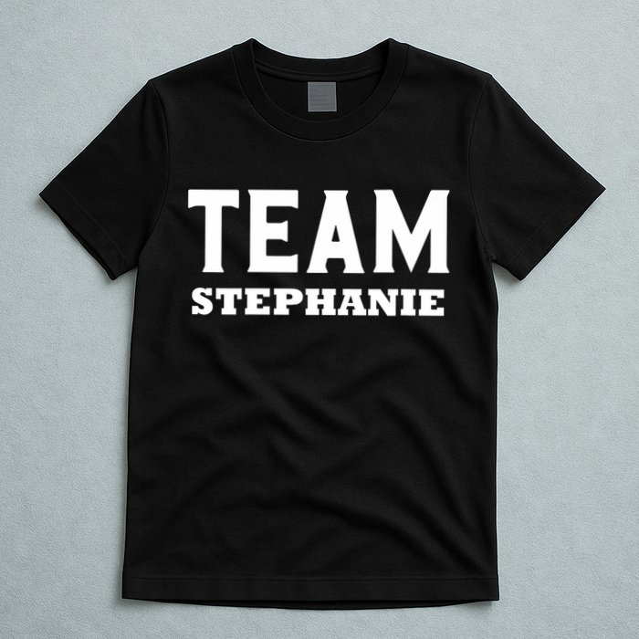 Team STEPHANIE Name Support STEPHANIE V-Neck T-Shirt