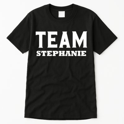 Team STEPHANIE Name Support STEPHANIE V-Neck Tall T-Shirt