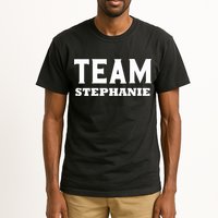 Team STEPHANIE Name Support STEPHANIE V-Neck Tall T-Shirt
