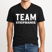 Team STEPHANIE Name Support STEPHANIE V-Neck V-Neck T-Shirt