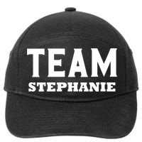 Team STEPHANIE Name Support STEPHANIE V-Neck 7-Panel Snapback Hat