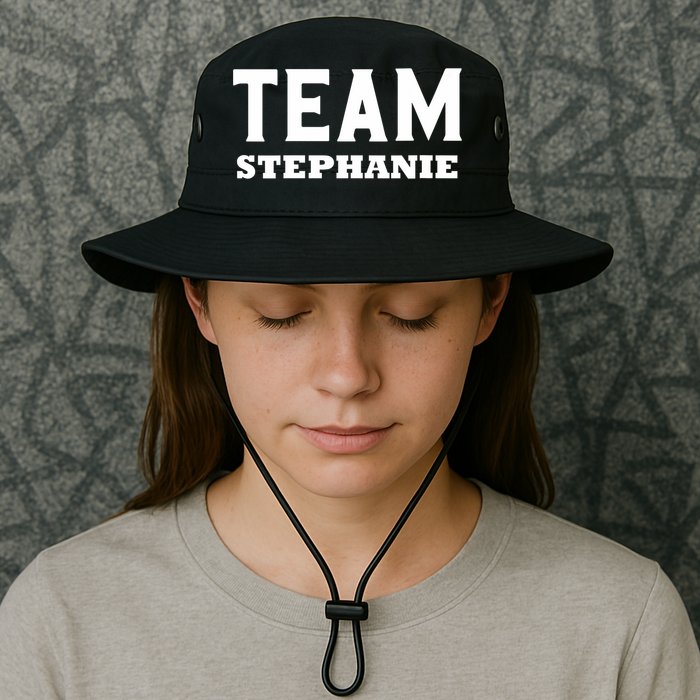 Team STEPHANIE Name Support STEPHANIE V-Neck Bucket Hat