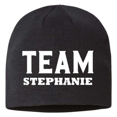 Team STEPHANIE Name Support STEPHANIE V-Neck Sustainable Beanie