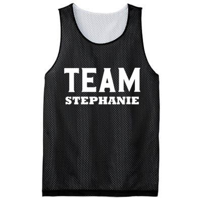 Team STEPHANIE Name Support STEPHANIE V-Neck Mesh Reversible Basketball Jersey Tank