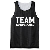 Team STEPHANIE Name Support STEPHANIE V-Neck Mesh Reversible Basketball Jersey Tank