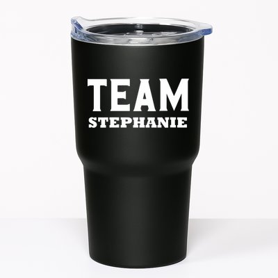 Team STEPHANIE Name Support STEPHANIE V-Neck Tumbler