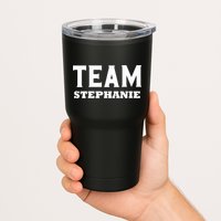 Team STEPHANIE Name Support STEPHANIE V-Neck Tumbler