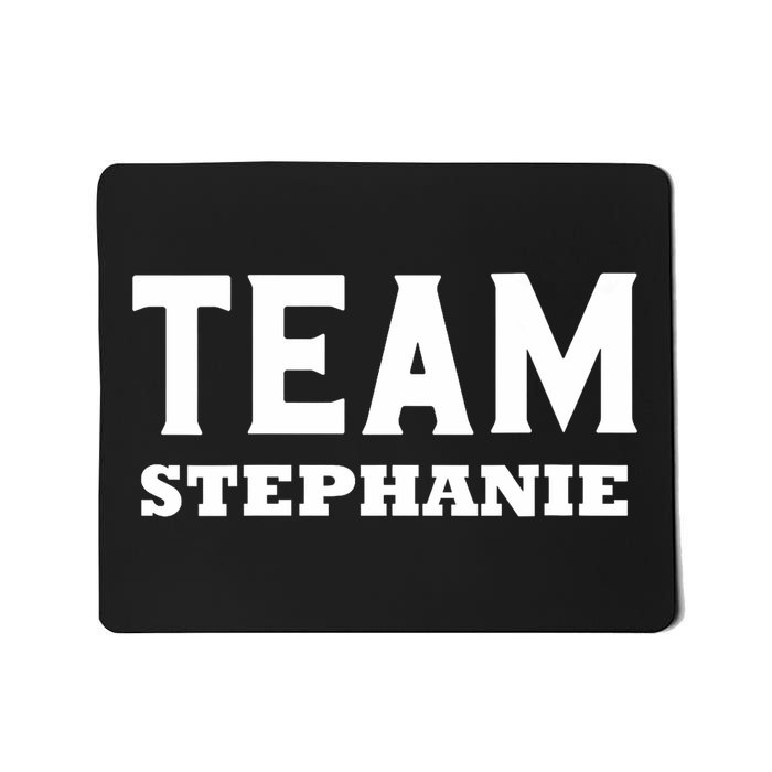 Team STEPHANIE Name Support STEPHANIE V-Neck Mousepad