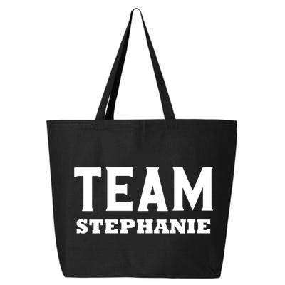 Team STEPHANIE Name Support STEPHANIE V-Neck 25L Jumbo Tote