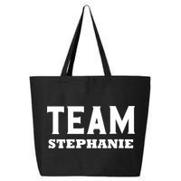 Team STEPHANIE Name Support STEPHANIE V-Neck 25L Jumbo Tote