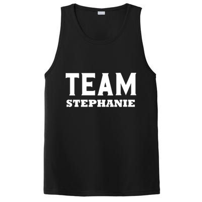 Team STEPHANIE Name Support STEPHANIE V-Neck PosiCharge Competitor Tank