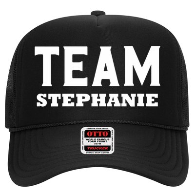 Team STEPHANIE Name Support STEPHANIE V-Neck Trucker Hat
