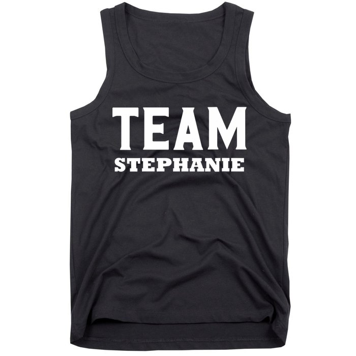 Team STEPHANIE Name Support STEPHANIE V-Neck Tank Top