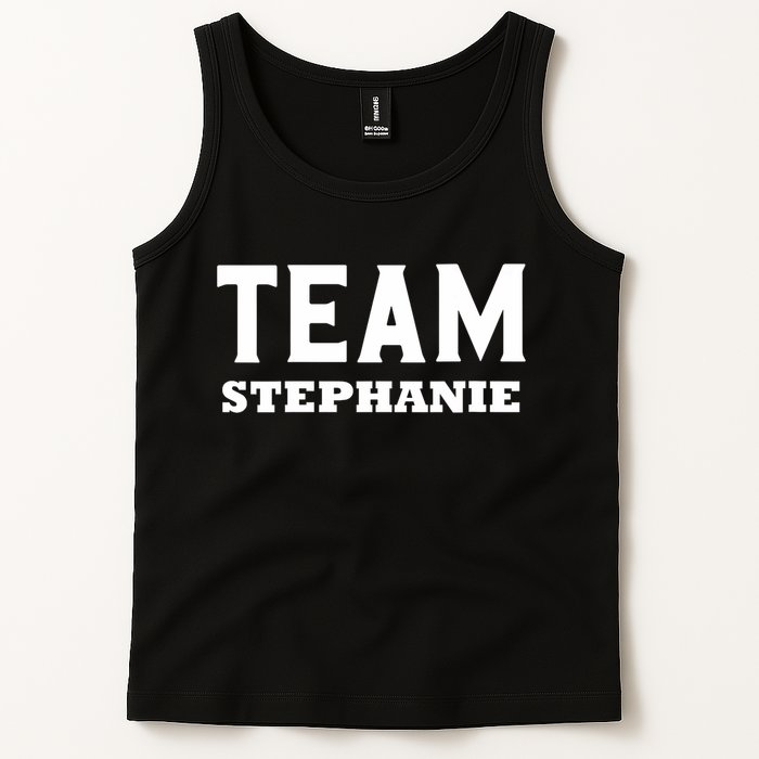 Team STEPHANIE Name Support STEPHANIE V-Neck Tank Top