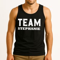 Team STEPHANIE Name Support STEPHANIE V-Neck Tank Top