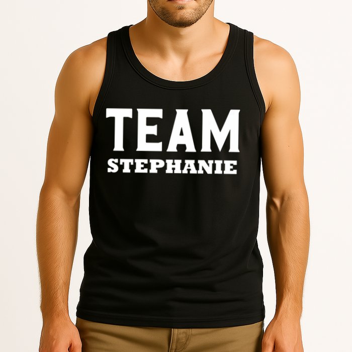 Team STEPHANIE Name Support STEPHANIE V-Neck Tank Top