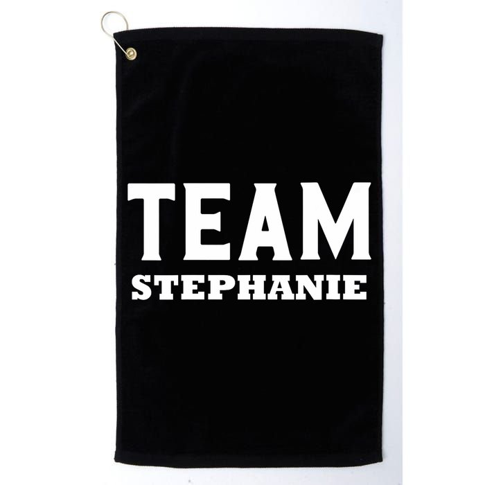 Team STEPHANIE Name Support STEPHANIE V-Neck Golf Towel