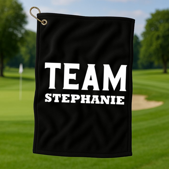 Team STEPHANIE Name Support STEPHANIE V-Neck Golf Towel