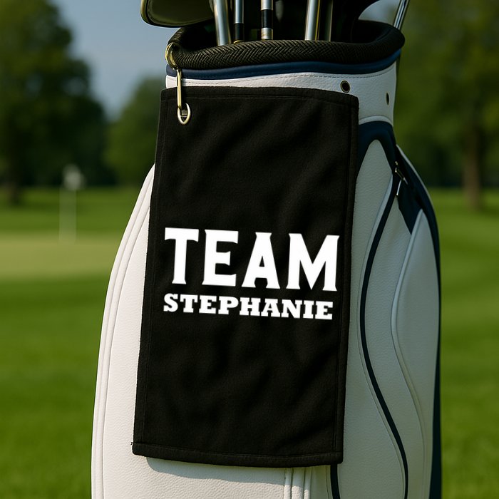Team STEPHANIE Name Support STEPHANIE V-Neck Golf Towel