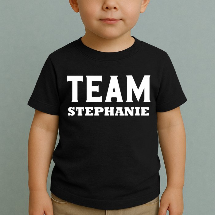 Team STEPHANIE Name Support STEPHANIE V-Neck Toddler T-Shirt