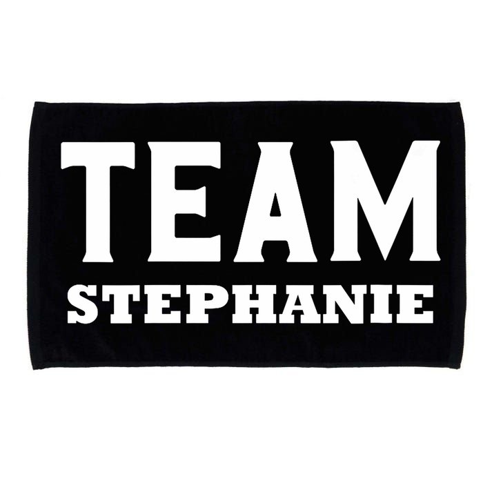 Team STEPHANIE Name Support STEPHANIE V-Neck Microfiber Hand Towel