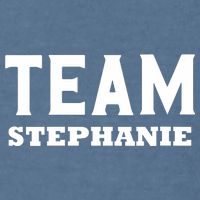 Team STEPHANIE Name Support STEPHANIE V-Neck Garment-Dyed Sweatshirt