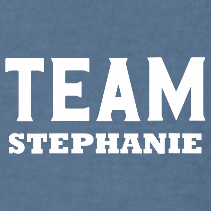 Team STEPHANIE Name Support STEPHANIE V-Neck Garment-Dyed Sweatshirt