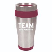 Team STEPHANIE Name Support STEPHANIE V-Neck 16oz Travel Tumbler