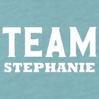 Team STEPHANIE Name Support STEPHANIE V-Neck Sueded Cloud Jersey T-Shirt