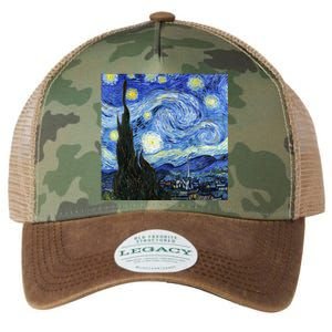 The Starry Night By Vincent Van Gogh Legacy Tie Dye Trucker Hat