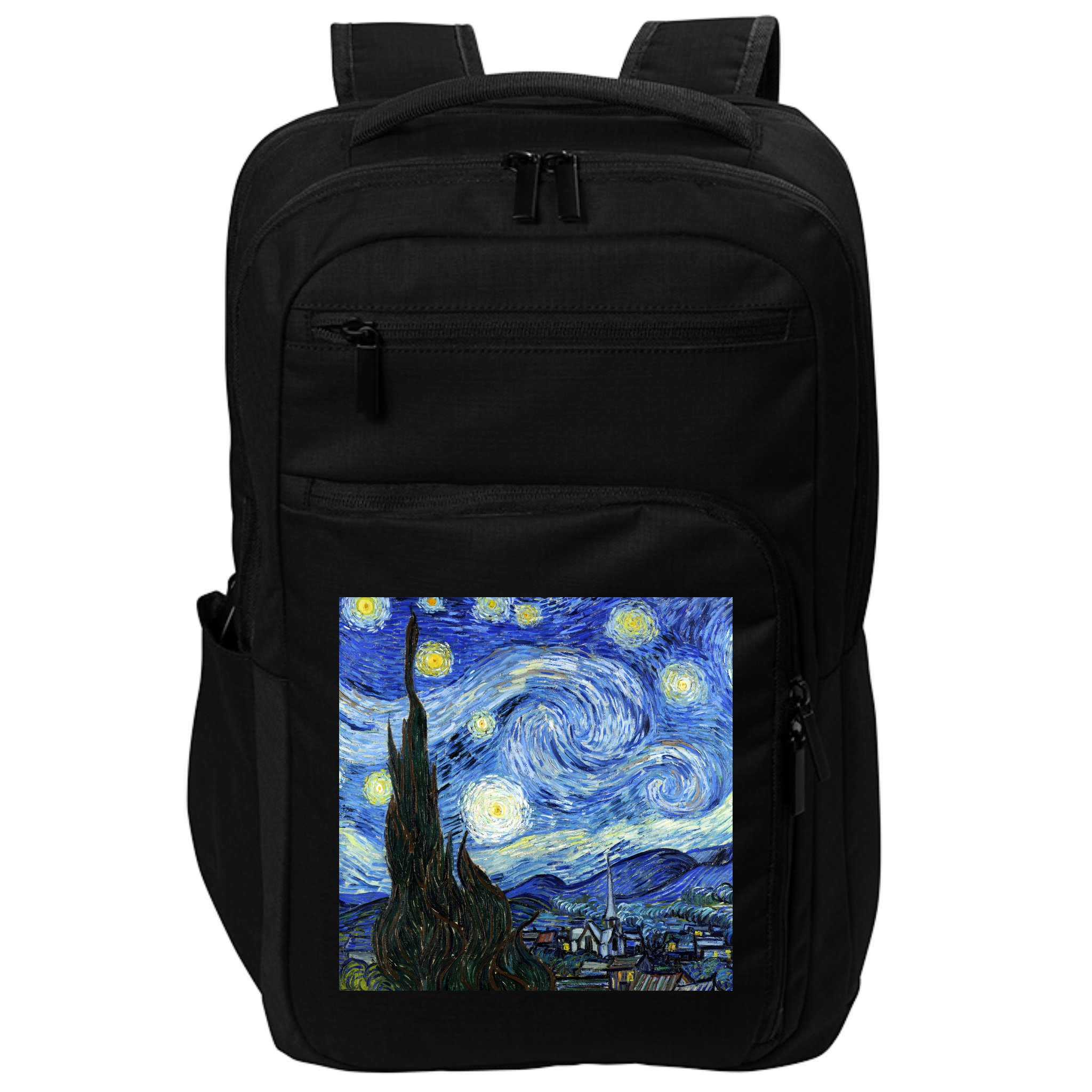 The Starry Night By Vincent Van Gogh Impact Tech Backpack