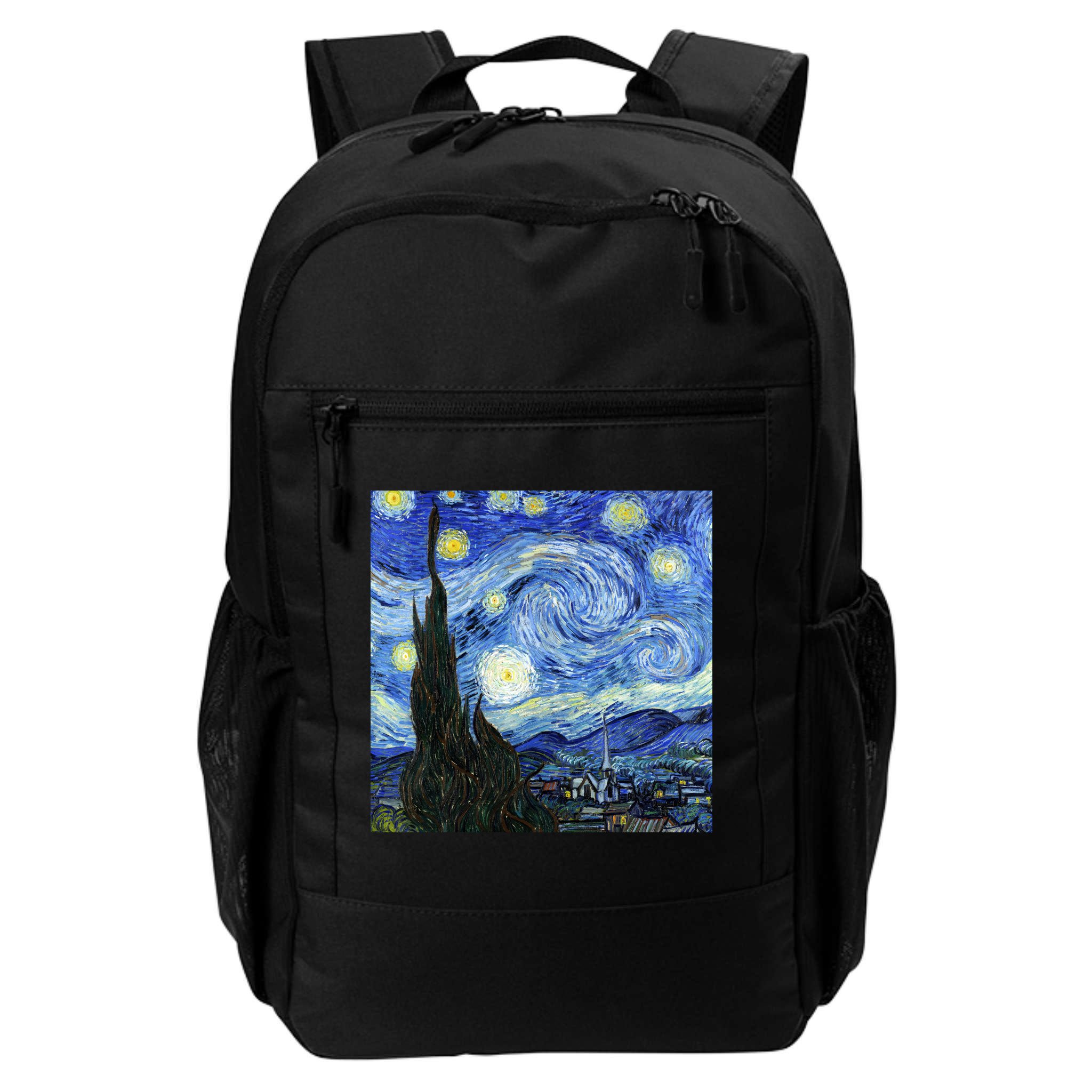 The Starry Night By Vincent Van Gogh Backpack