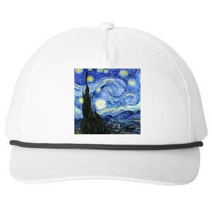 The Starry Night By Vincent Van Gogh Snapback Five-Panel Rope Hat