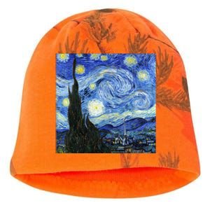 The Starry Night By Vincent Van Gogh Kati - Camo Knit Beanie