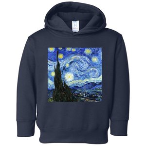 The Starry Night By Vincent Van Gogh Toddler Hoodie