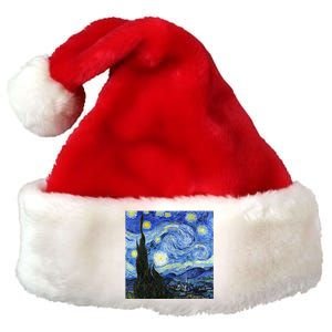 The Starry Night By Vincent Van Gogh Premium Christmas Santa Hat