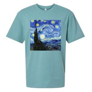 The Starry Night By Vincent Van Gogh Sueded Cloud Jersey T-Shirt