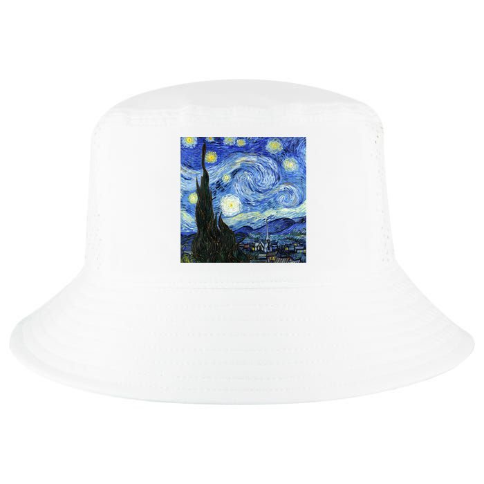 The Starry Night By Vincent Van Gogh Cool Comfort Performance Bucket Hat