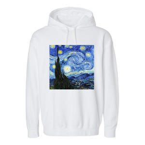 The Starry Night By Vincent Van Gogh Garment-Dyed Fleece Hoodie